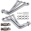 BBK 10-15 Camaro LS3 L99 Long Tube Exhaust Headers With Converters - 1-3/4 Chrome — Photo - Primary