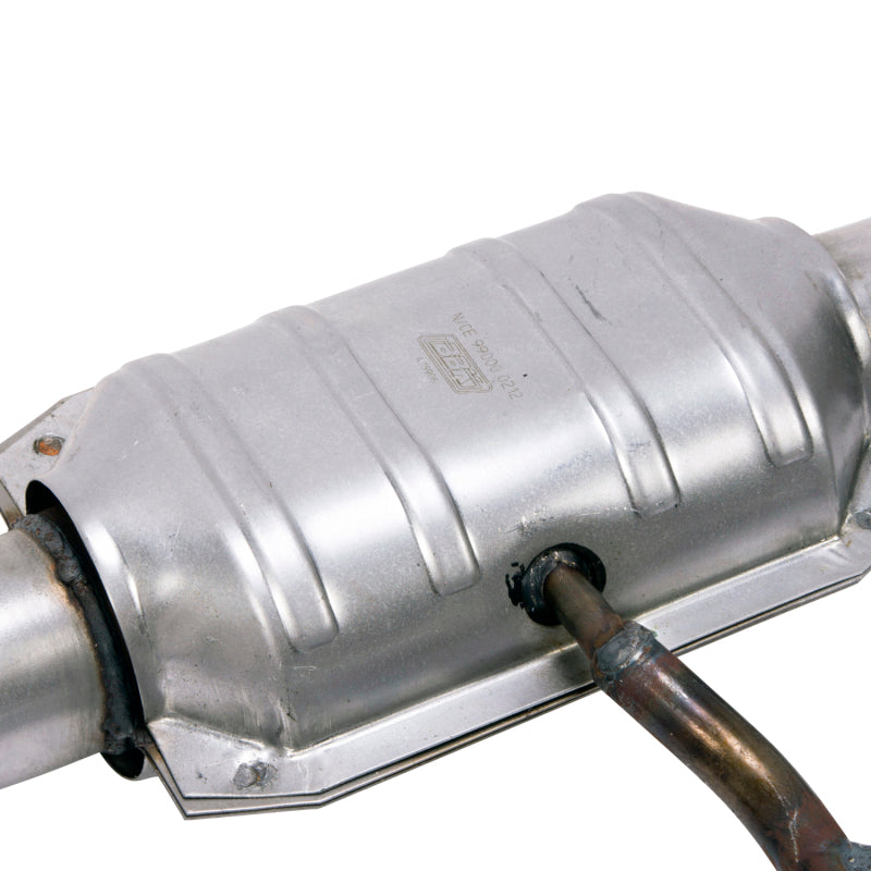 BBK 86-93 Mustang 5.0 High Flow H Pipe With Catalytic Converters - 2-1/2 — Photo - Unmounted