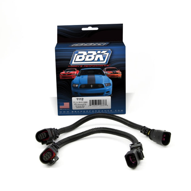 BBK 11-14 Mustang GT Front O2 Sensor Wire Harness Extensions 12 (pair) — Photo - Primary
