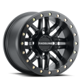 Raceline A91B Ryno 15x7in / 4x156 BP / 10mm Offset / 132.5mm Bore - Satin Black Beadlock Wheel