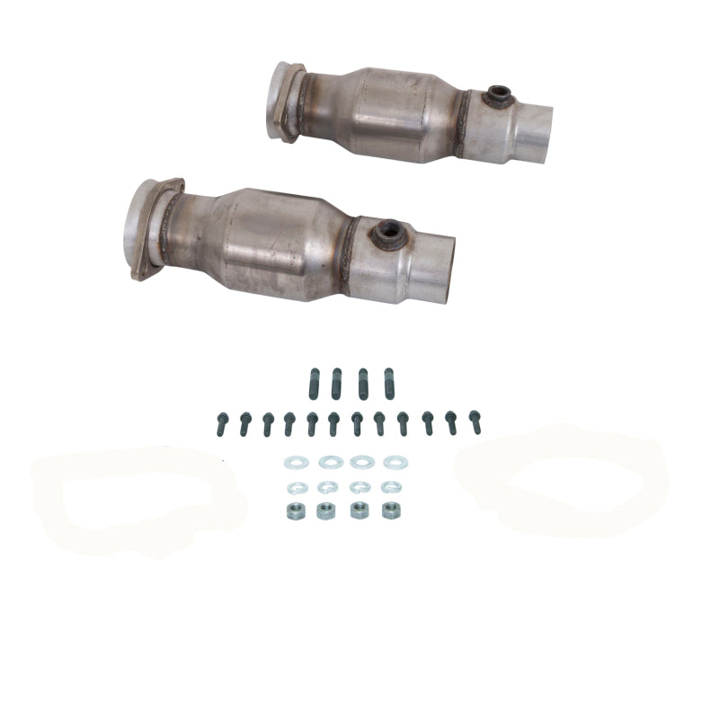 BBK 10-15 Camaro LS3 L99 Long Tube Exhaust Headers With Converters - 1-3/4 Chrome — User 3