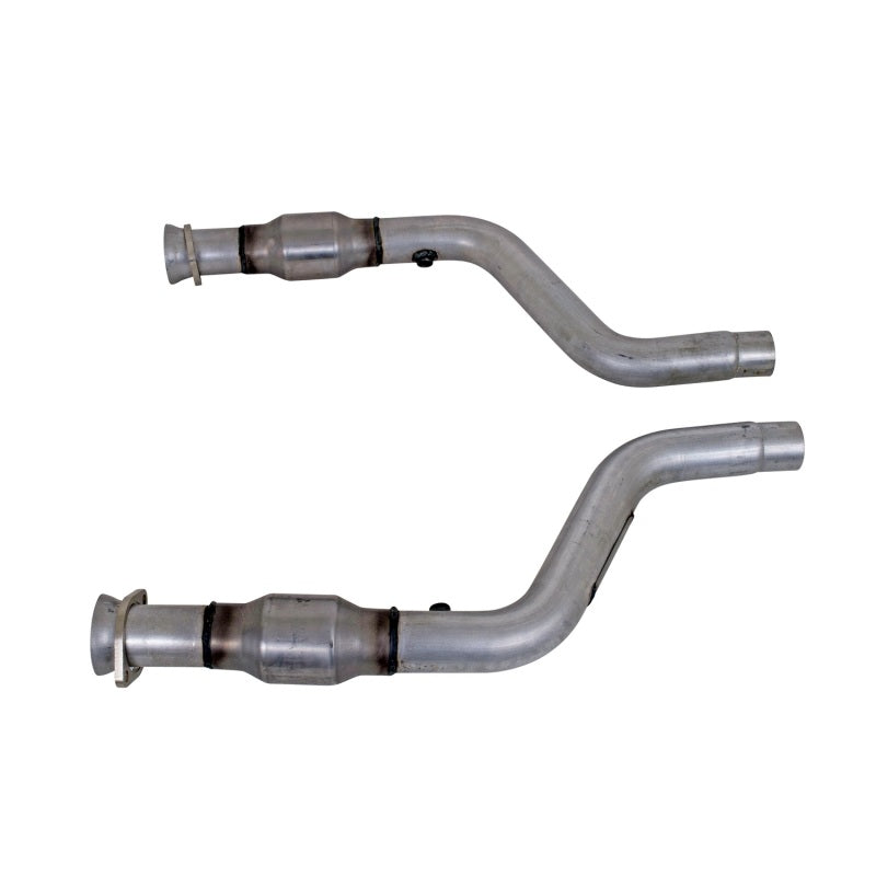 BBK 05-15 Dodge Challenger Charger Short Mid X Pipe w/Catalytic Converters 2-3/4 For LT Headers — Photo - Unmounted