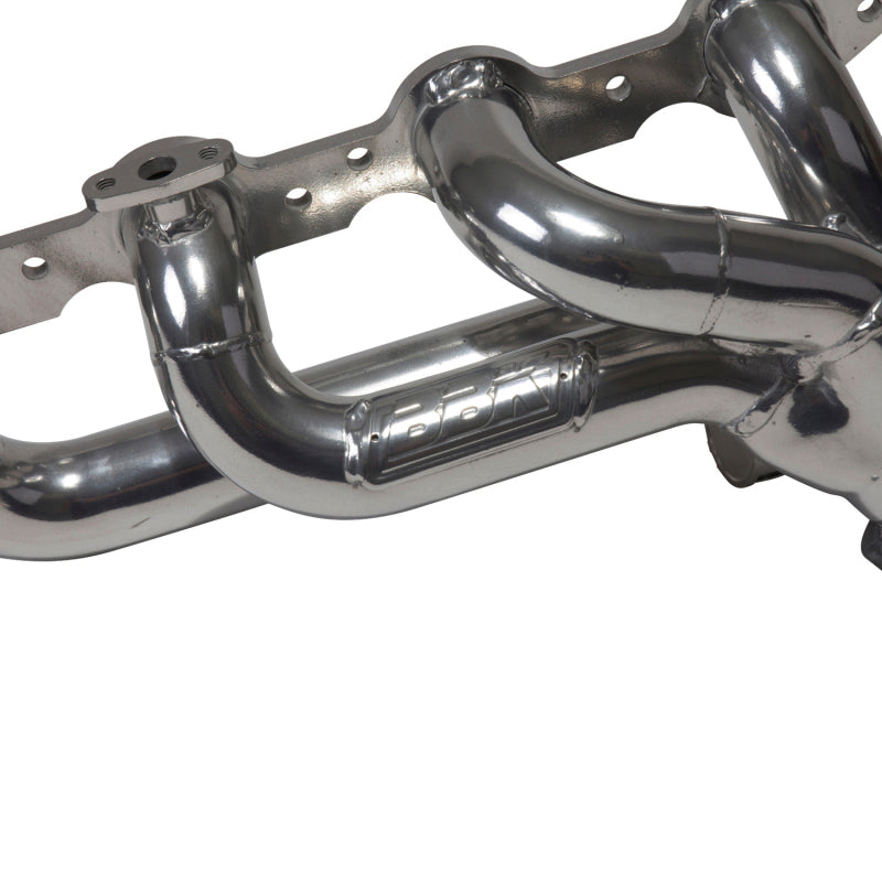 BBK 99-04 GM Truck SUV 4.8 5.3 Shorty Tuned Length Exhaust Headers - 1-3/4 Titanium Ceramic — Photo - Unmounted