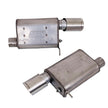 BBK Vari-Tune Axle Back Exhaust Kit 2 Adjustable Performance Mufflers 2-3/4 Pipe 4 in. Tips — User 1