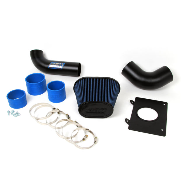 BBK 86-93 Mustang 5.0 Cold Air Intake Kit - Fenderwell Style - Blackout Finish — Photo - Primary