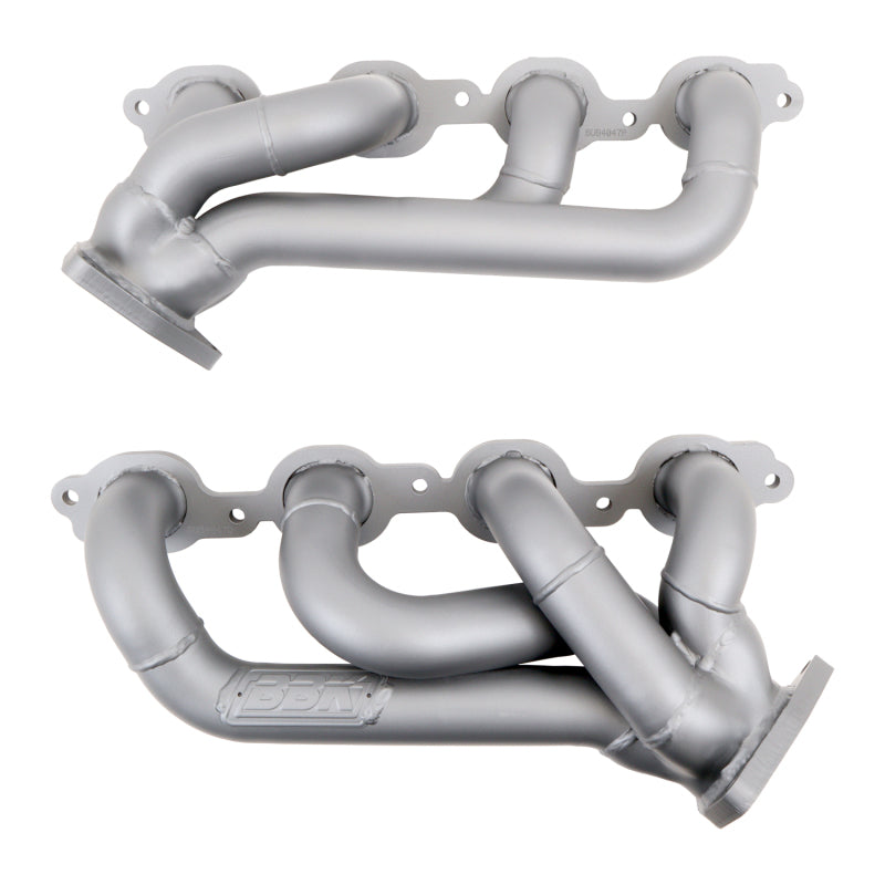 BBK 14-18 GM Truck 5.3/6.2 1 3/4in Shorty Tuned Length Headers - Titanium Ceramic — User 1