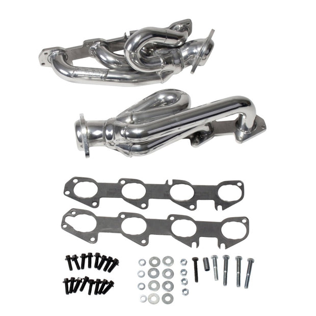BBK 09-18 Dodge Ram 5.7L Hemi Shorty Tuned Length Exhaust Headers - 1-3/4 Silver Ceramic — Photo - Primary