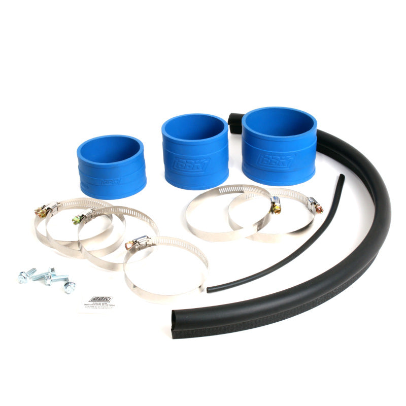 BBK 86-93 Mustang 5.0 Cold Air Intake Kit - Fenderwell Style - Blackout Finish — Photo - Unmounted