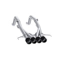 MBRP 14-19 Chevrolet Corvette 6.2L 3in Axle-Back Muffler Bypass Quad Exit Carbon Fiber Tips