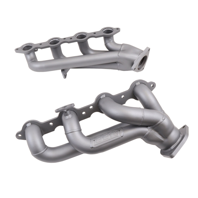 BBK 99-04 GM Truck SUV 4.8 5.3 Shorty Tuned Length Exhaust Headers - 1-3/4 Titanium Ceramic — Photo - out of package