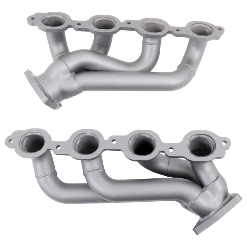 BBK 14-18 GM Truck 5.3/6.2 1 3/4in Shorty Tuned Length Headers - Titanium Ceramic — Photo - out of package