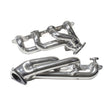 BBK 99-04 GM Truck SUV 4.8 5.3 Shorty Tuned Length Exhaust Headers - 1-3/4 Silver Ceramic — Photo - Unmounted