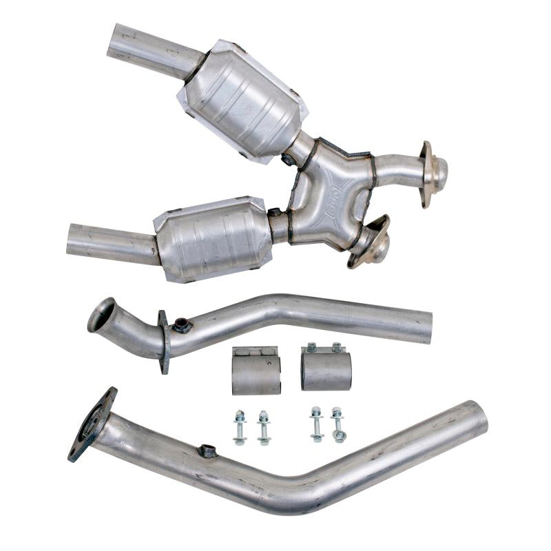 BBK 99-04 Mustang 4.6 GT / Cobra High Flow X Pipe With Catalytic Converters - 2-1/2 — User 1