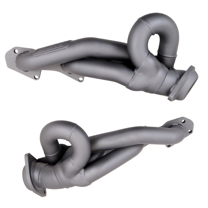 BBK 09-18 Dodge Ram 5.7L Hemi Shorty Tuned Length Exhaust Headers - 1-3/4 Titanium Ceramic — Photo - Unmounted
