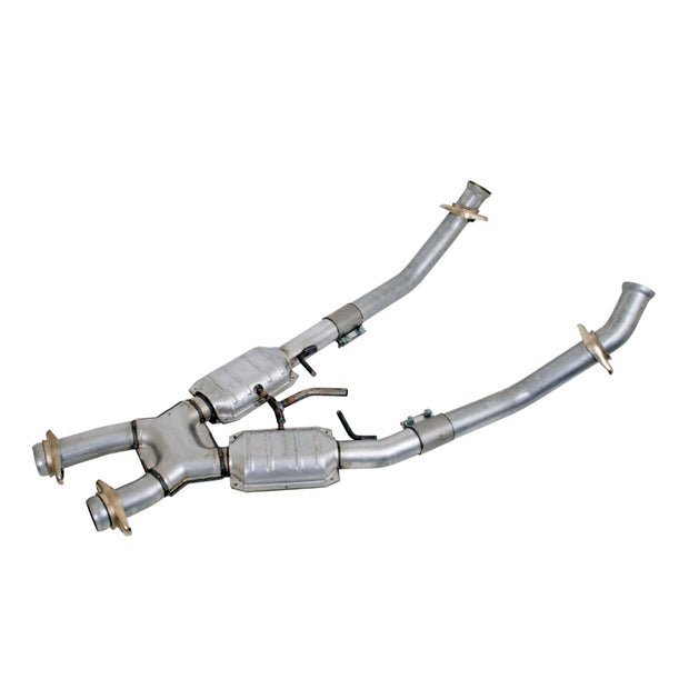 BBK 86-93 Mustang 5.0 High Flow X Pipe With Catalytic Converters - 2-1/2 — Photo - Primary