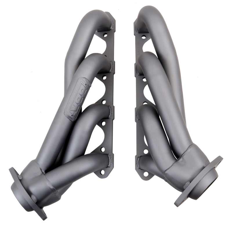 BBK 79-93 Mustang 5.0 Shorty Unequal Length Exhaust Headers - 1-5/8 Titanium Ceramic — Photo - Unmounted