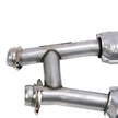 BBK 86-93 Mustang 5.0 High Flow H Pipe With Catalytic Converters - 2-1/2 — Photo - Unmounted