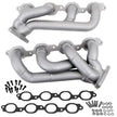 BBK 14-18 GM Truck 5.3/6.2 1 3/4in Shorty Tuned Length Headers - Titanium Ceramic — Photo - Unmounted