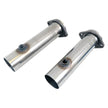 BBK 2-3/4 Inch Exhaust Flow Tubes 14670 Aluminized Steel CNC Formed
