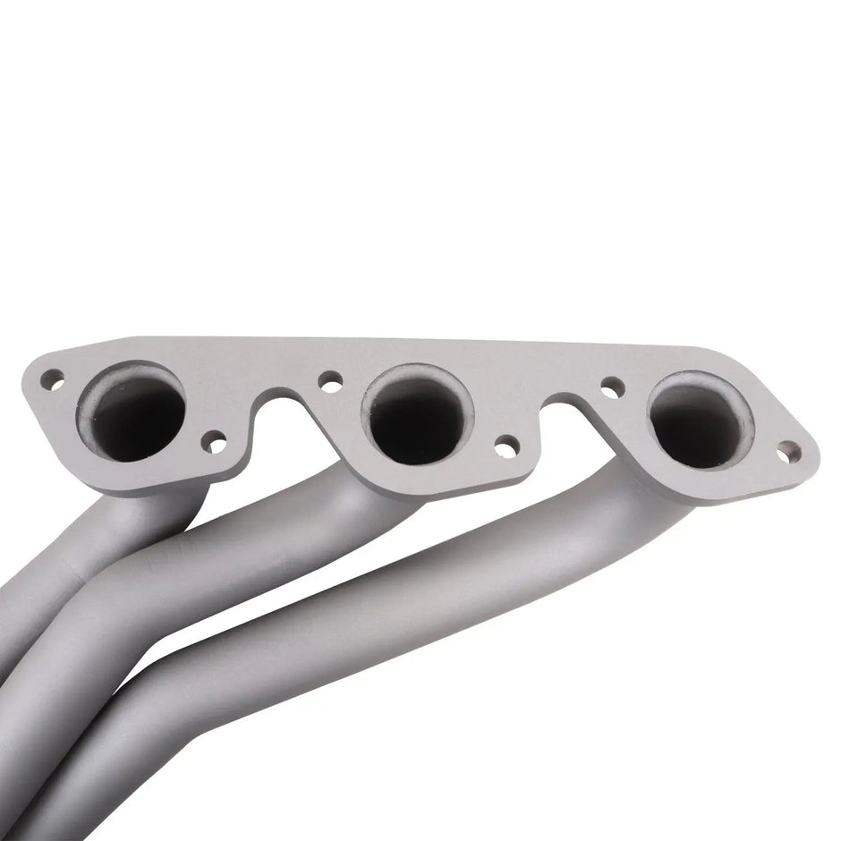 Ford Mustang V6 1-5/8 Long Tube Exhaust Headers Polished Silver Ceramic 99-04