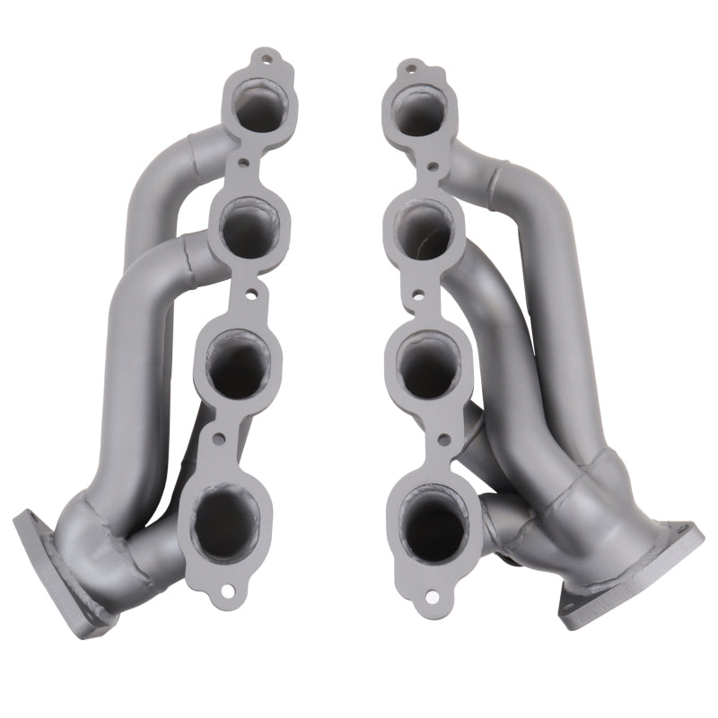 BBK 14-18 GM Truck 5.3/6.2 1 3/4in Shorty Tuned Length Headers - Titanium Ceramic — User 1