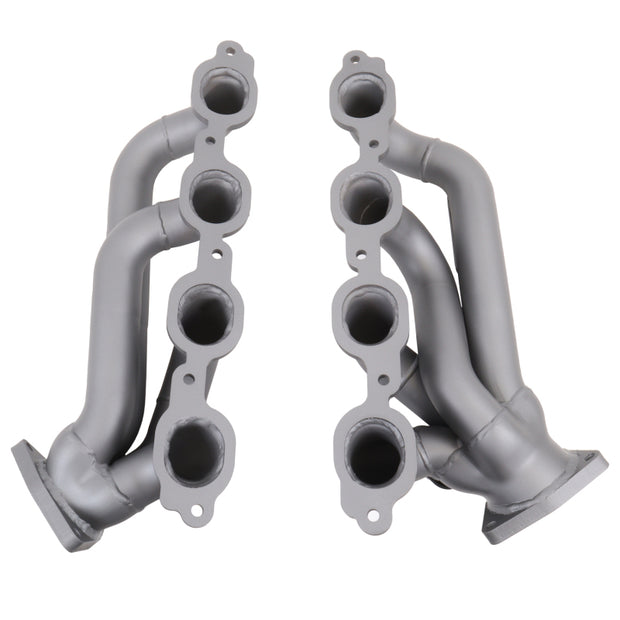BBK 14-18 GM Truck 5.3/6.2 1 3/4in Shorty Tuned Length Headers - Titanium Ceramic — User 1