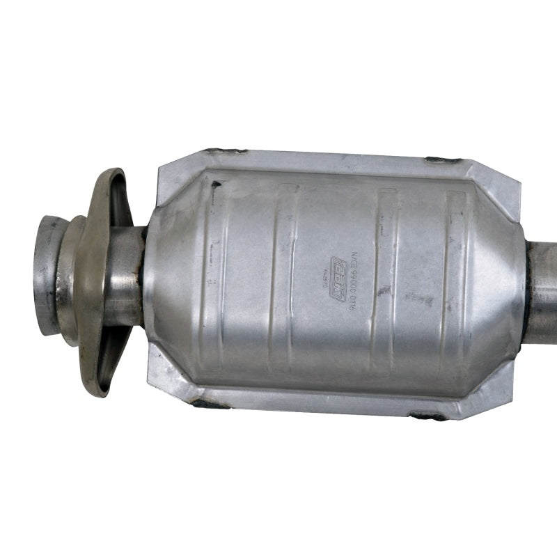 BBK 96-04 Mustang 4.6 GT / Cobra Short Mid H Pipe w Catalytic Converters 2-1/2 For Long Tube Headers — Photo - Unmounted