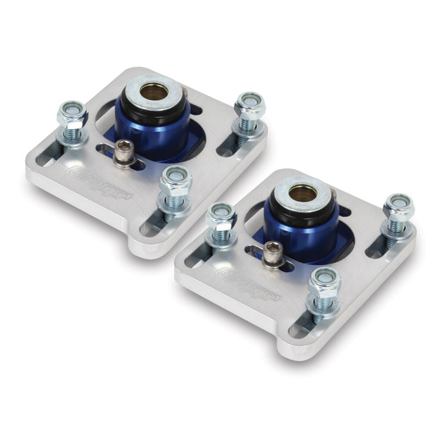 BBK 94-04 Mustang Caster Camber Plate Kit - Silver Anodized Finish — Photo - Primary