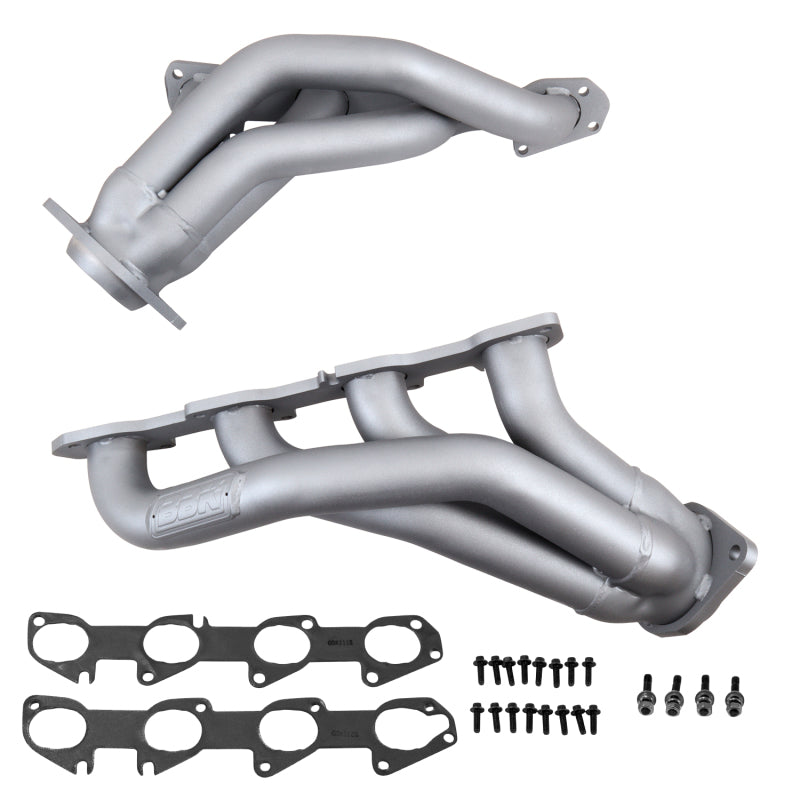 BBK 05-10 Dodge Hemi 6.1L Shorty Tuned Length Exhaust Headers - 1-7/8in Titanium Ceramic — Photo - Unmounted