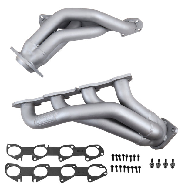 BBK 05-10 Dodge Hemi 6.1L Shorty Tuned Length Exhaust Headers - 1-7/8in Titanium Ceramic — Photo - Unmounted
