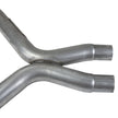 BBK 11-14 Mustang 3.7 V6 Short Mid X Pipe With Catalytic Converters 2-1/2 For BBK Long Tube Headers — Photo - Unmounted