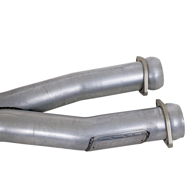 BBK 79-04 Mustang Coyote Swap Short Mid X Pipe w Catalytic Converters 3.0 For BBK Long Tube Headers — Photo - Unmounted