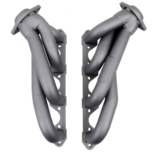 BBK 79-93 Mustang 5.0 Shorty Unequal Length Exhaust Headers - 1-5/8 Titanium Ceramic — Photo - Unmounted