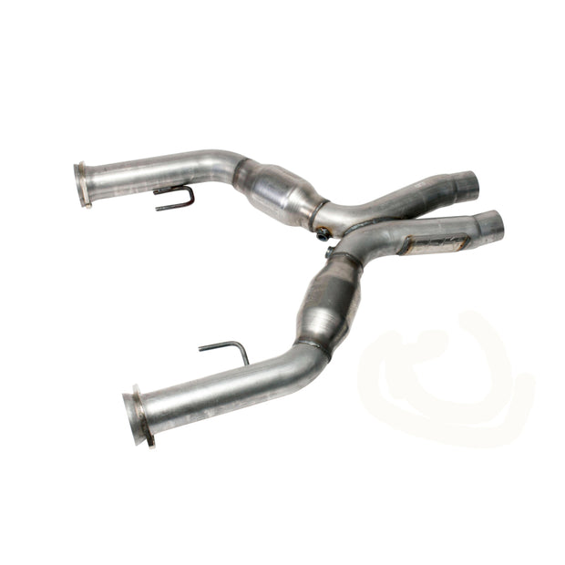 BBK 05-10 Mustang 4.6 Short Mid X Pipe With Catalytic Converters 2-3/4 For BBK Long Tube Headers — Photo - Primary