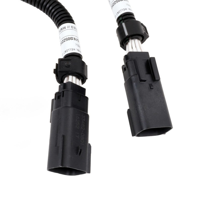BBK 05-20 Dodge Hellcat 6.2L 6 Pin Front O2 Sensor Wire Harness Extensions 12 (pair) — Photo - Unmounted