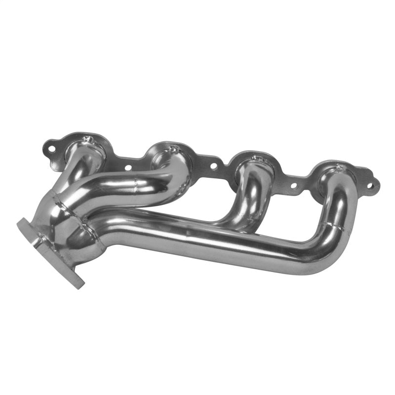 BBK 14-18 GM Truck 5.3/6.2 1 3/4in Shorty Tuned Length Headers - Polished Silver Ceramic — Photo - Unmounted