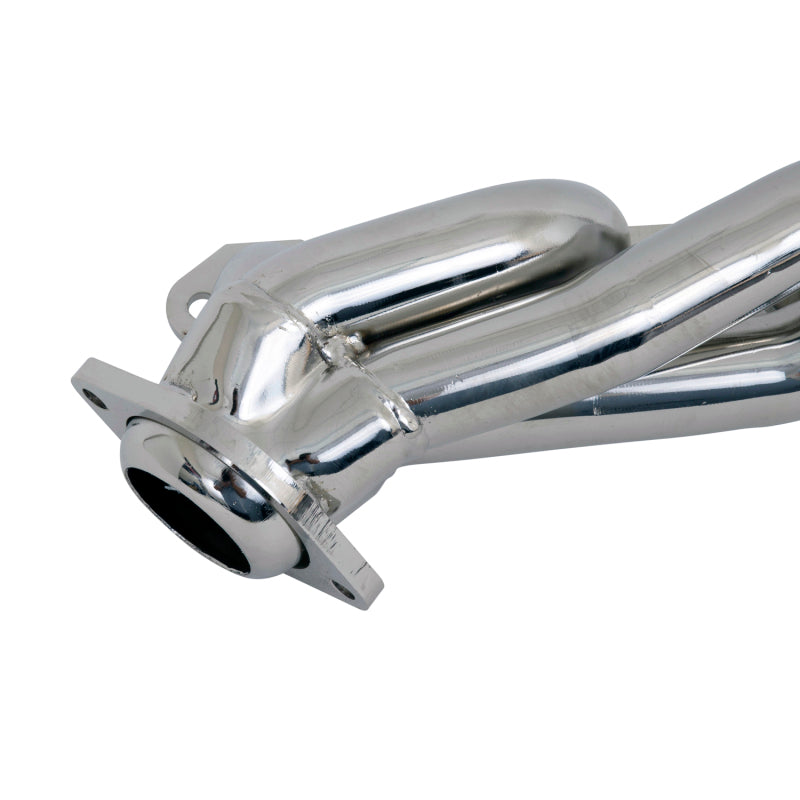 BBK 87-95 Ford F150 Truck 5.0 302 Shorty Unequal Length Exhaust Headers - 1-5/8 Silver Ceramic — Photo - out of package