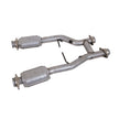 BBK 96-04 Mustang 4.6 GT / Cobra Short Mid H Pipe w Catalytic Converters 2-1/2 For Long Tube Headers — Photo - Primary