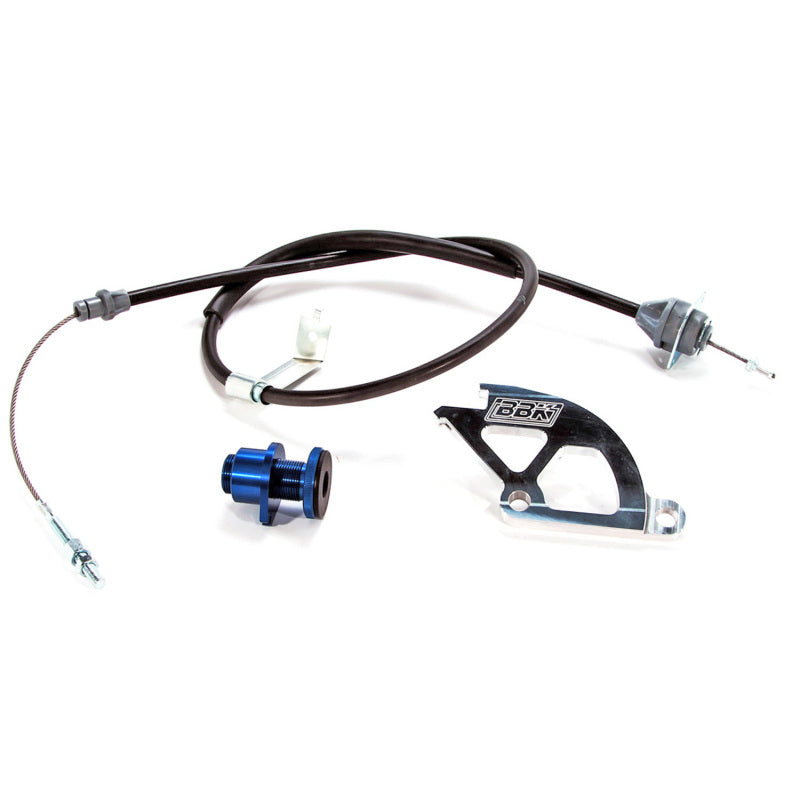 BBK 79-95 Mustang Adjustable Clutch Quadrant Cable And Firewall Adjuster Kit — Photo - Primary