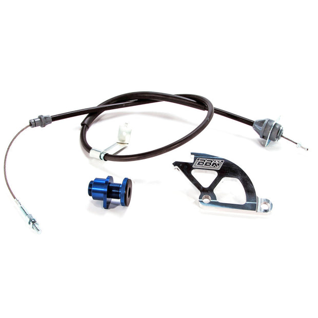 BBK 79-95 Mustang Adjustable Clutch Quadrant Cable And Firewall Adjuster Kit — Photo - Primary