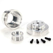 BBK 86-93 Mustang 5.0 Underdrive Pulley Kit - Lightweight CNC Billet Aluminum (3pc) — Photo - Primary