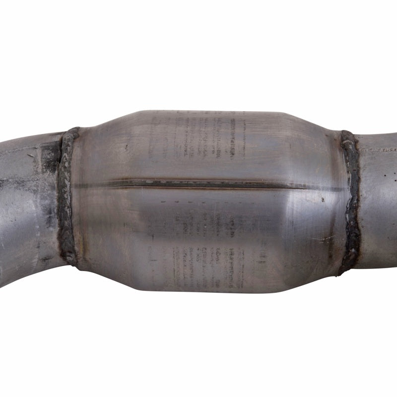 BBK 79-04 Mustang Coyote Swap Short Mid X Pipe w Catalytic Converters 3.0 For BBK Long Tube Headers — Photo - Unmounted