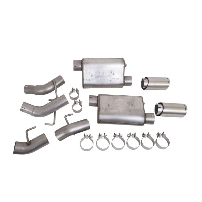 BBK Vari-Tune Axle Back Exhaust Kit 2 Adjustable Performance Mufflers 2-3/4 Pipe 4 in. Tips — Photo - Primary