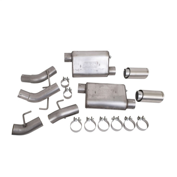 BBK Vari-Tune Axle Back Exhaust Kit 2 Adjustable Performance Mufflers 2-3/4 Pipe 4 in. Tips — Photo - Primary