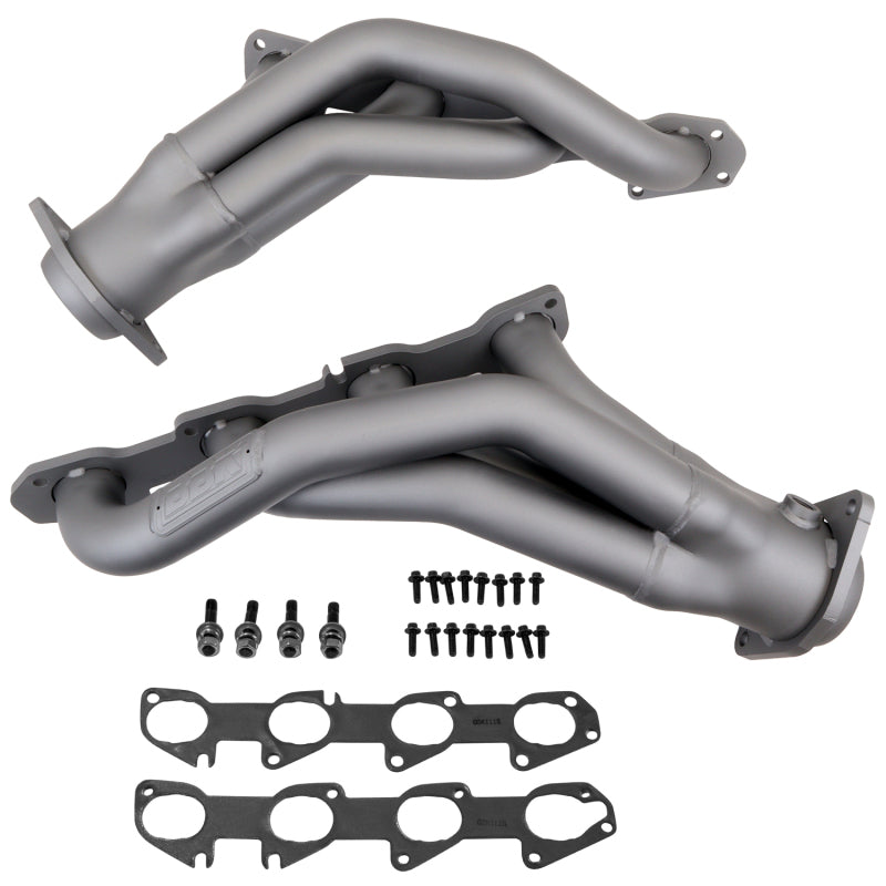 BBK 11-20 Dodge Challenger Hemi 6.4L Shorty Tuned Length Exhaust Headers - 1-7/8in Titanium Ceramic — Photo - Primary