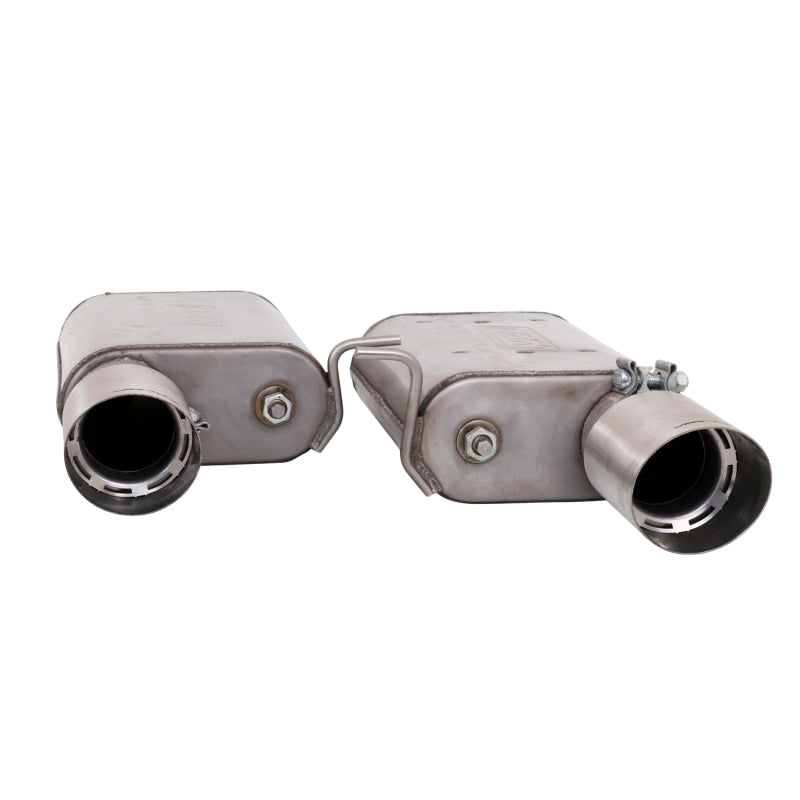 BBK Vari-Tune Axle Back Exhaust Kit 2 Adjustable Performance Mufflers 2-3/4 Pipe 4 in. Tips — User 2
