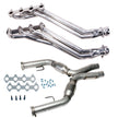 BBK 05-10 Ford Mustang GT 1 5/8 Long Tube Headers w/High Flow Catted X-Pipe (Silver Ceramic) — Photo - Primary