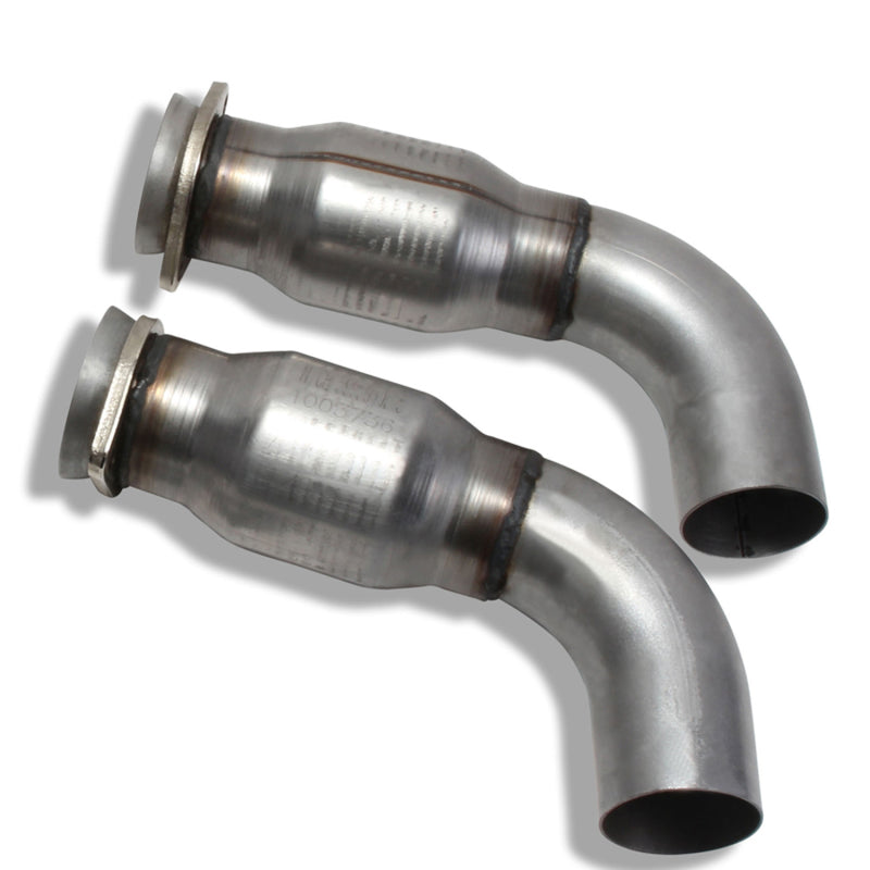 BBK 05-20 Dodge Challenger/Charger 6.1/6.2/6.4L Hemi 3in Catted High Flow Mid Pipe — Photo - Unmounted