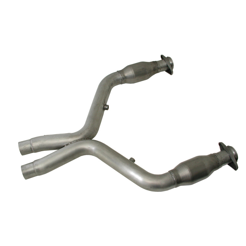 BBK 11-14 Mustang 5.0 Short Mid X Pipe With Catalytic Converters 3.0 For BBK Long Tube Headers — User 1