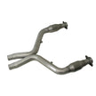 BBK 11-14 Mustang 5.0 Short Mid X Pipe With Catalytic Converters 3.0 For BBK Long Tube Headers — User 1